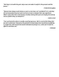 Why History Matters Quotes & Collage Activity by Adrian Viccellio