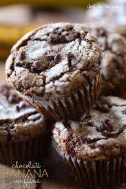 Chocolate Banana Muffins Chef In Training Recipe Banana Recipes Banana Muffins Desserts
