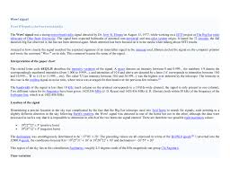 Wow Signal From Wikipedia The Free Encyclopedia