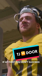 TJ 🆚 door 😂 #tjwatt #steelers
