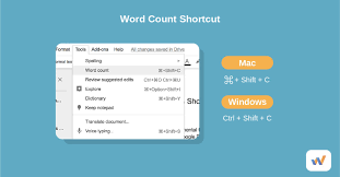 Or you can also check it using a keyboard shortcut, ctrl+shift+c on windows or command+shift+c on mac. How To Use Google Docs For Blogging Double Your Writing Productivity Wordable