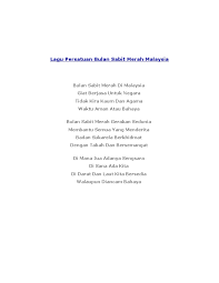 Lirik lagu pbsm bulan sabit merah di malaysia giat berjasa untuk negara tidak kira kaum dan agama waktu aman atau bahaya di mana jua adanya sengsara di sana ada kita di darat dan laut kita bersedia walaupun diancam bahaya bulan sabit merah gerakan sedunia membantu semua. Lirik Lagu Pbsm