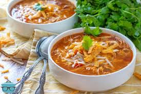 Pour soup into bowls and top with cheese. The Best Crock Pot Chicken Tortilla Soup The Country Cook