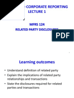 The related party transactions arose within the group to ensure that the transactions were fair, reasonable and on normal commercial terms as well as not detrimental to the minority shareholders and were in the guideline for the project as follows: Lecture 1 Mfrs 124 Related Party Revised 1 Subsidiary Financial Statement