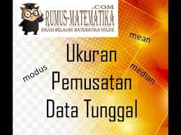 Check spelling or type a new query. Ukuran Pemusatan Data Tunggal Youtube
