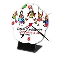 Cicek Ogretmeninize Cicek Masa Saati Bu Guzel Masa Saati Ozellikle Bayan Ogretmenlere Verilebilecek En Guzel Ogretmenler Gunu Hediy Hediyeler Urunler Cicek