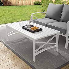 Check out our metal coffee table selection for the very best in unique or custom, handmade pieces from our coffee & end tables shops. White Metal Dayton Outdoor Coffee Table Kirklands