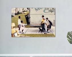 Winston Porter Moving In New Kids In The Neighbourhood By Norman Rockwell Painting Print On Canvas Rockwell Paintings Norman Rockwell Paintings Painting Prints