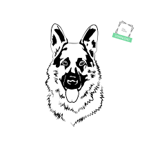 German Shepherd 1 Sheepdog Friend Police Dog Animal Cute Puppy Breed Guard Front Svg Eps Png Clipart Vector Tatt Sheepdog German Shepherd Cute Puppy Breeds