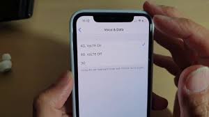 Iphone 11 Pro How To Switch To 4g Volte 3g Voice Data Youtube