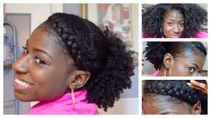 Natural Hair Goddess Braid W Low Puff On 3c 4a Hair Natural Hair Styles Natural Hair Twist Out Goddess Hairstyles
