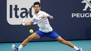 World number one novak djokovic has joined rafael nadal and roger federer in deciding not to play at the miami. Miami Open Novak Djokovic Beats Delbonis Stays On Track For Seventh Title Sports News