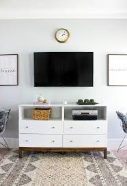 Ikea Dresser To Tv Stand Transformation Living Room Tv Stand Ikea Hack Living Room Dresser Tv Stand