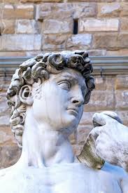 Side View David Sculpture Head Florence Stock Photos