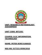 The question paper has five questions of 14 marks each. Bit2301 Research Methodology Past Paper Questions Doc Question One A Differentiate Between The Following I Research Methodology And Research Methods Course Hero
