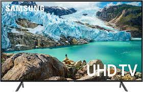 Amazon Com Samsung Un55ru7100fxza Flat 55 Inch 4k Uhd 7 Series Ultra Hd Smart Tv With Hdr And Alexa Compatibility 2019 Model Electronics