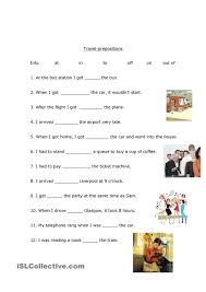Travel Prepositions Prepositions Preposition Worksheets Preposition Activities