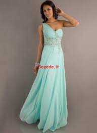 Alcuni dicono turchese, altri acquamarina, altri ancora sono indecisi su come chiamare questa particolare tonalità di blu. Monospalla A Cuore Cristalli Chiffon Lunghi Abiti Da Sera Abiti Vestiti Abiti Gala