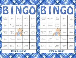 60 Baby Shower Bingo Cards 60 Prefilled Bingo Cards Boy Baby Shower Game Blue Plaid Printable Download B4001 Baby Shower Bingo Baby Shower Gift Bingo Baby Bingo