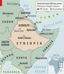 This map shows a combination of political and physical features. Ethiopia Eritrea And The Economic Future Of The Horn Of Africa