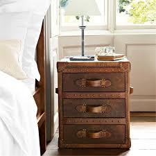 White nightstands, brown nightstands, walnut nightstands and brown nightstands as well as gray nightstands and even blue. Featherandblack Leather Bedside Table Original Bedside Tables Dark Wood Bed Frame