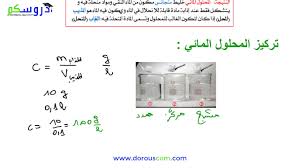 درس 38 المحلول المائي السنة الأولى متوسط مع الأستاذ وسيم حلاسة Youtube