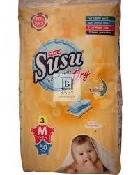 SuSu Baby Diaper Small Size 36 kg 50 pieces Of Pack – Baby Diaper Shop