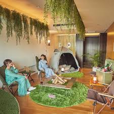 Mô hình cắm trại trong nhà tại Nhật Bản: Tọa độ này để được trải nghiệm cảm  giác vừa độc đáo, vừa mới lạ
