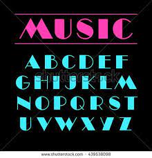 This tv show was first released in 1984. Miami Vice Vibes Art Deco Font Retro Geometric Design Letters And Numbers Art Deco Font Deco Font Miami Vice Font