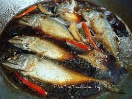 ปลาท ต มเค มในซ อ วดำ อาหาร การทำอาหาร ซอส