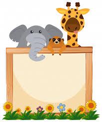 See more ideas about giraffe, giraffe pattern, giraffe art. Free Vector Border Template With Elephant And Giraffe In Background