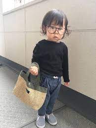 chi ya ユニクロのトップスを使ったコーディネート wear シンプルコーデ 眼鏡っ娘 ファッション