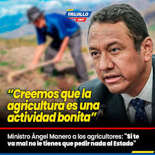 Mucho mejor nos iría si le decimos al agricultor crudamente este es un  negocio y si te va mal no le tienes que pedir nada al Estado. Si te va mal  tienes
