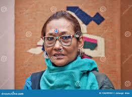 Portrait of Bibi Russell a Bangladeshi Fashion Designer and Former  International Model at BIBI Editorial Photography