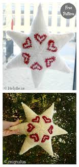 Follow studio knit on pinterest by clicking the logo. 3d Star Ornament Free Knitting Pattern