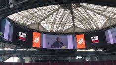 Mercedes Benz Stadium Roof Marshall Youtube Mercedes Benz Benz Mercedes