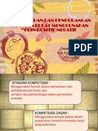 Berikut ini aka kami jelaskan secara detail tentang pengertian, kegunaan, penulisan dan juga beberapa contoh kalimat, untuk lebih jelas nya simak pembahasan dibawah ini Aritmatika Sosial Smp Kelas 7