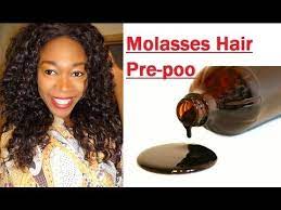 Blackstrap molasses supports healthy hair in two ways: Molasses Prepoo Hair Treatment Youtube
