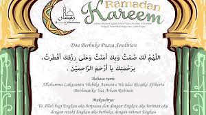 Selain untuk segera menghilangkan rasa lapar dan dahaga, pada waktu buka puasa merupakan waktu yang baik dan dianjurkan untuk berdoa. Doa Berbuka Puasa Sendirian Berjemaah Youtube