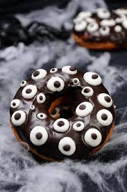 Donut For Halloween Halloween Donuts Halloween Food Desserts Halloween Desserts Easy