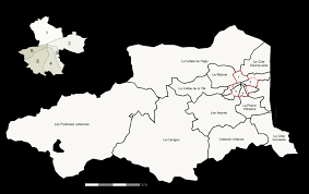 Prades is the capital of the historical conflent comarca.its inhabitants are called pradéens and pradéennes in french and pradencs and pradenques in catalan. Carte Des Nouveaux Cantons Des Pyrenees Orientales