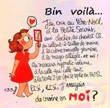 Bin Voila J Ai Cru Au Pere Noel A La Petite Souris Aux Cloches Au Chocolat 0 Au Collant 2 Tailles De Citation Noel Citation Humour Citations Psychologie