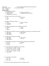 Maybe you would like to learn more about one of these? Soal Uas Spreadsheet