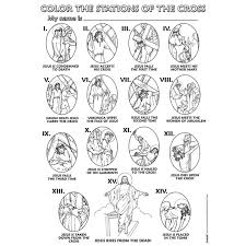 Here's a set of free printable alphabet letter images for you to download and print. The Stations Of The Cross Color Your Own Posters 50 Pk Coloring Activity Catholic Gifts More