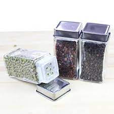 Our candle jars range from small 2 oz jars that are perfect for small samples or gifts to large 31 oz. Glass Apothecary Jar Spice Jar Pepper Salt Chicken Chili Powder Spice Jar Kitchen Storage Products A Buy Online In Antigua And Barbuda At Antigua Desertcart Com Productid 54575315
