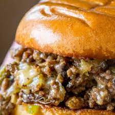 Make dinner tonight, get skills for a lifetime. Philly Cheese Steak Sloppy Joes With Lean Ground Beef Butter Small Yellow Onion Green Bell Pepper Brown Mushroom Ketchup Worces Recipes Beef Recipes Food