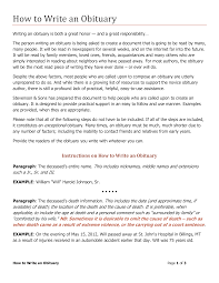 Obituary template & more fillable forms, register and subscribe now! Funeral Obituary Templates At Allbusinesstemplates Com