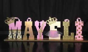 8 Inch Wooden Letters Pink And Gold Letter A Crafts Name Crafts Girly Party Ideas