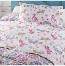 A sheet set like this, for example, is a great option for rounding out your bedroom with a striking global style thanks to its paisley and medallion pattern. Pony Paisley Sheet Set