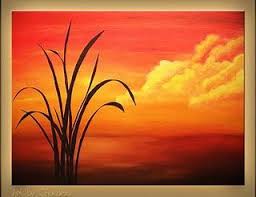 .d since my wall is getting kinda depressiv but since im still not near a lvl i want to be and i dont want to mess up my poor canvas , im sticking to rather simple stuff that is likely to turn out fancy enough form. Sun Rise Painting Ideas Painting Inspired
